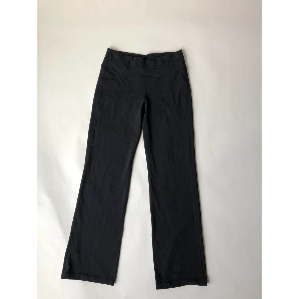 LULULEMON ATHLETICA LEGGINGS YOGA PANTS SIZE 6 REG BLACK RN 106259 CA 35801